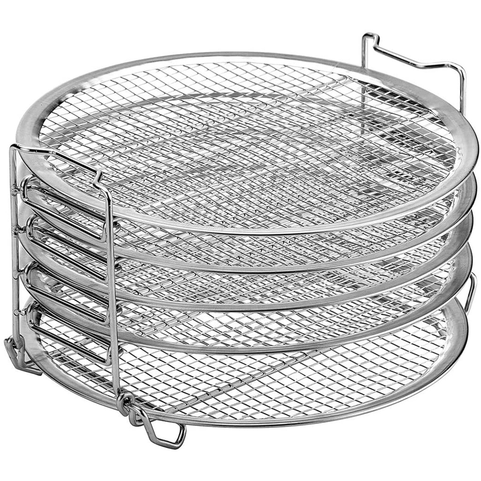 Dehydrator Rack 5-tier Stackable Stainless Steel Food Drying Stand For Air Fryer Pressure Cooker Kichen Accessories: Default Title