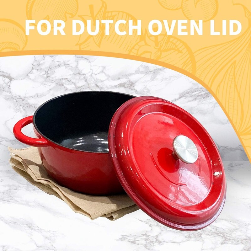 Håndtag, udskiftningshåndtag i rustfrit stål til gryde og anden emaljeret hollandsk ovn