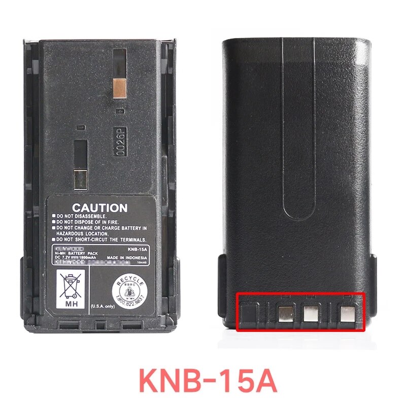 1800mAh KNB-15 KNB-15A Ni-MH Battery compatible with Kenwood TK-260 TK-260G TK-270G TK-272G Walkie Talkie TK-360 TK-370G TK-372G