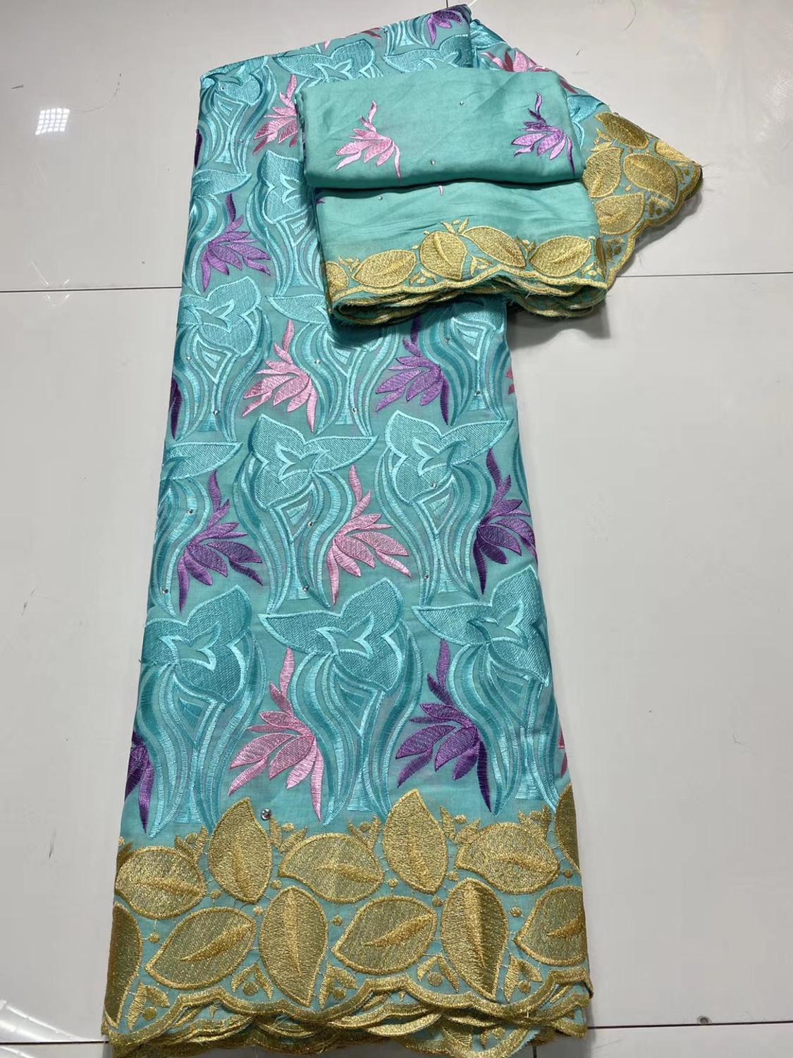 African Brocade Fabrics Swiss Voile Lace In Switzerland French Lace Fabrics Dubai Fabric Nigerian Gele Headtie 7Yards: 8