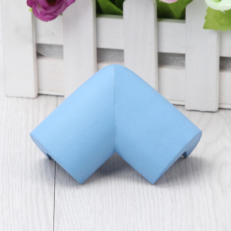 4Pcs Foam Baby Safety Corner Table Protector Soft Edge Corner Guards Child Safety Security Safe Proof Cushion Guards Protection: sky blue