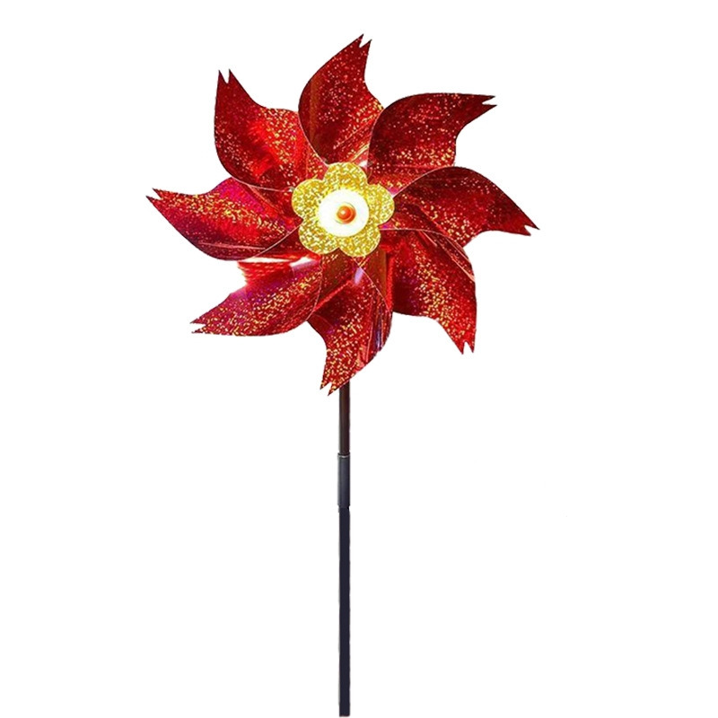 Repelente de aves, molinetes reflectantes brillantes, espantapájaros, molinete, molino de viento, Spinner, decoración de patio de césped y jardín, repelente para mantener los pájaros