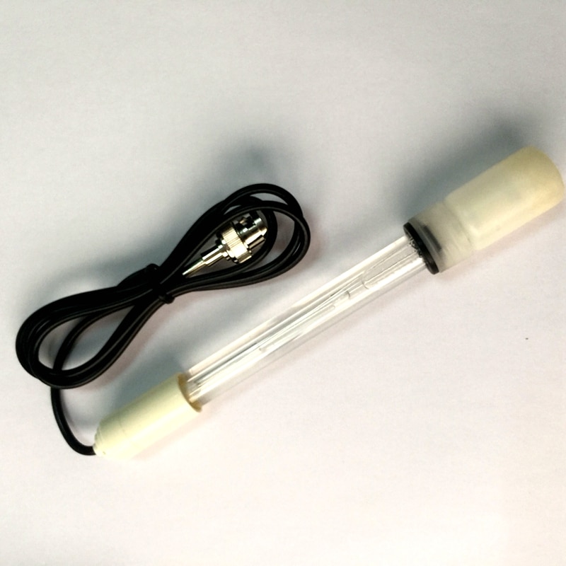 7*24 stift Typ PH Elektrode Sensor Sonde 0-14 pH Schwimmbad Wasser Fabrik Industrie Labor Chlorid pH zusammengesetzt elektrode BNC Stecker