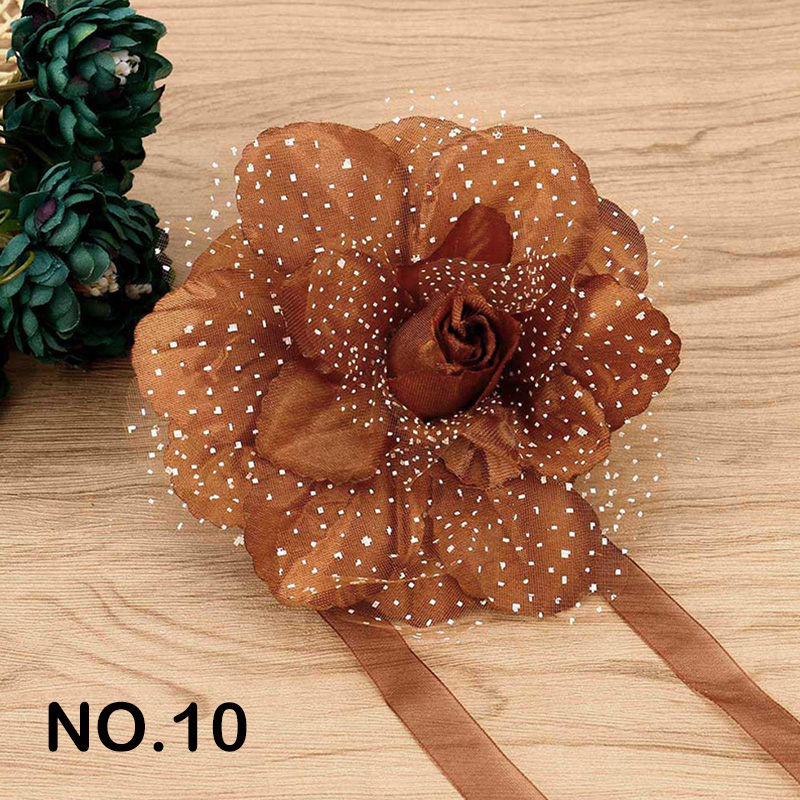1pc Peony Flower Curtain Strap Curtain Tie Backs Home Decoration: 10