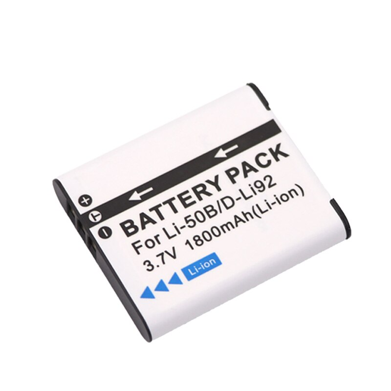 2 szt. LI-50B o dużej pojemności baterie li 50b 1800mAh + ładowarka z podwójnym portem USB robić wyboru kamery cyfrowe Olimpiada rysik trudny seria