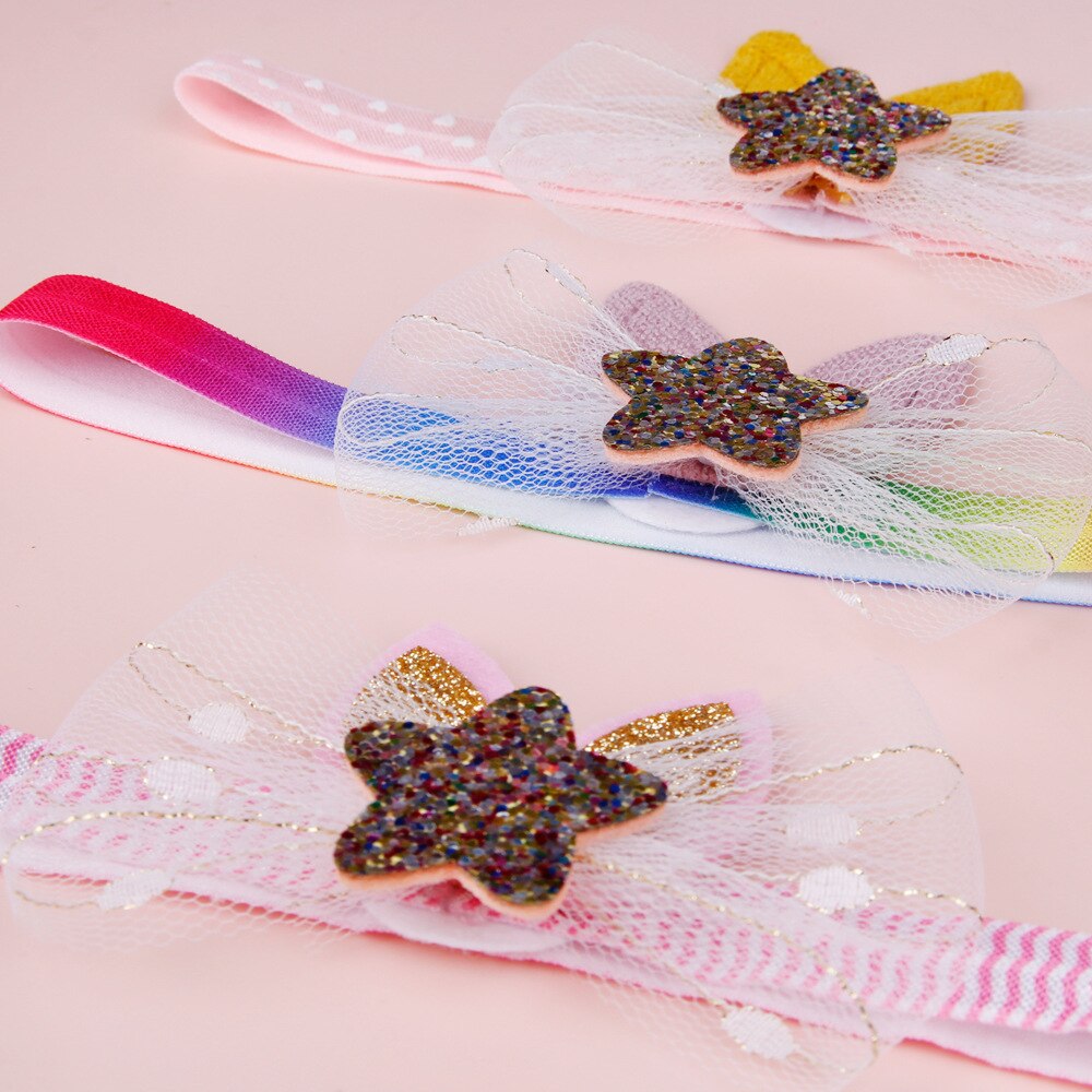 1 Pieces Baby Headband Rabbit Ear Bowknot Toddler Infant Kids Hair Accessories Girl Newborn Bows Bandage Turban Tiara