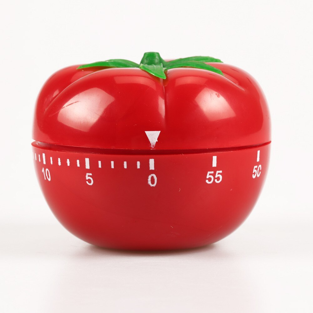Mechanical Timer 1-60min 360 Degree Cute Indoor Kitchen Tomato Mechanical Countdown Timer