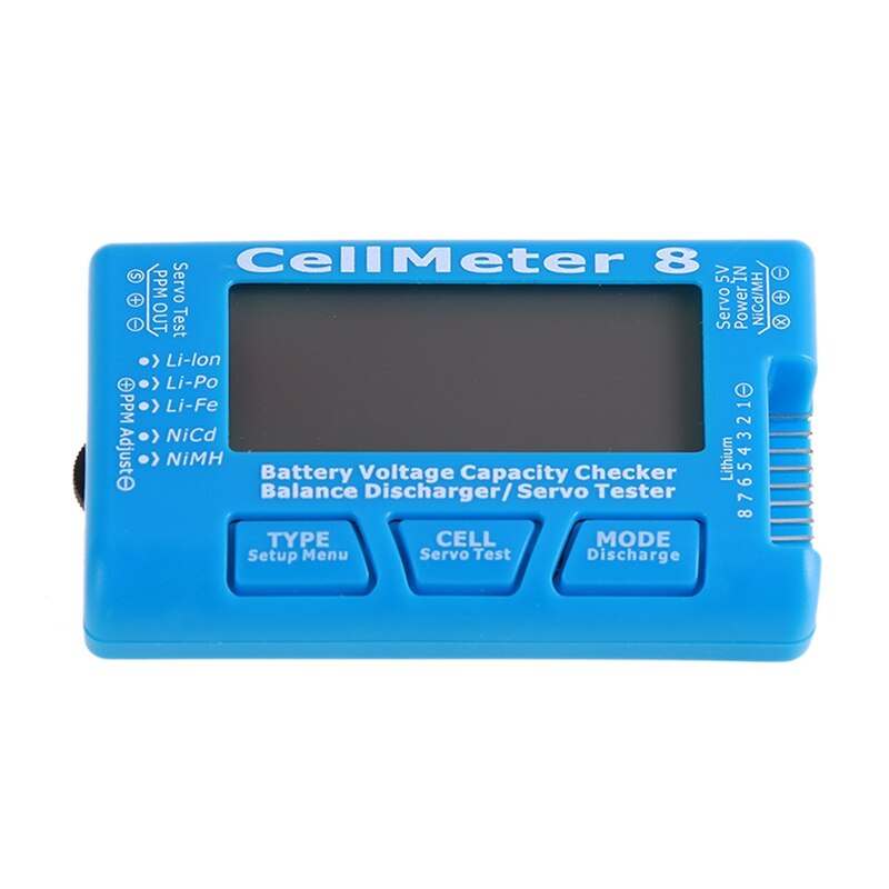 Für Rc Cellmeter 8 Digitale Batterie Kapazität Prüfer Gleichgewicht Entlader Servo Tester: Ursprünglich Titel
