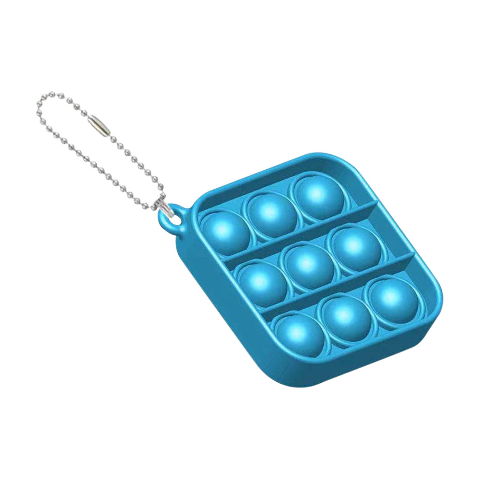 Zappeln Einfache Dimple Spielzeug Sicher Silikon Sicher Stress Relief Spielzeug Zappeln Einfache Dimple Spielzeug Sicher Silikon Sicher Stress Relief Spielzeug: Blue