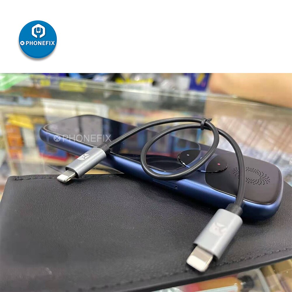 Lightning to Lightning Data Migration Data Cable USB Lightning Cable for iPhone ipad Video Photos Synchronization Data Transfer