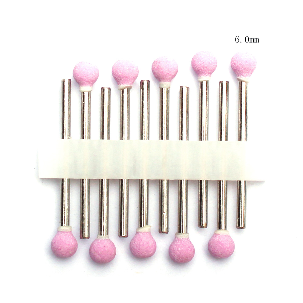10pc Nail Drill Bits Set Ceramic Stone Manicure Drills Milling Cutters Cuticle Remover Files Electric Burr Tools