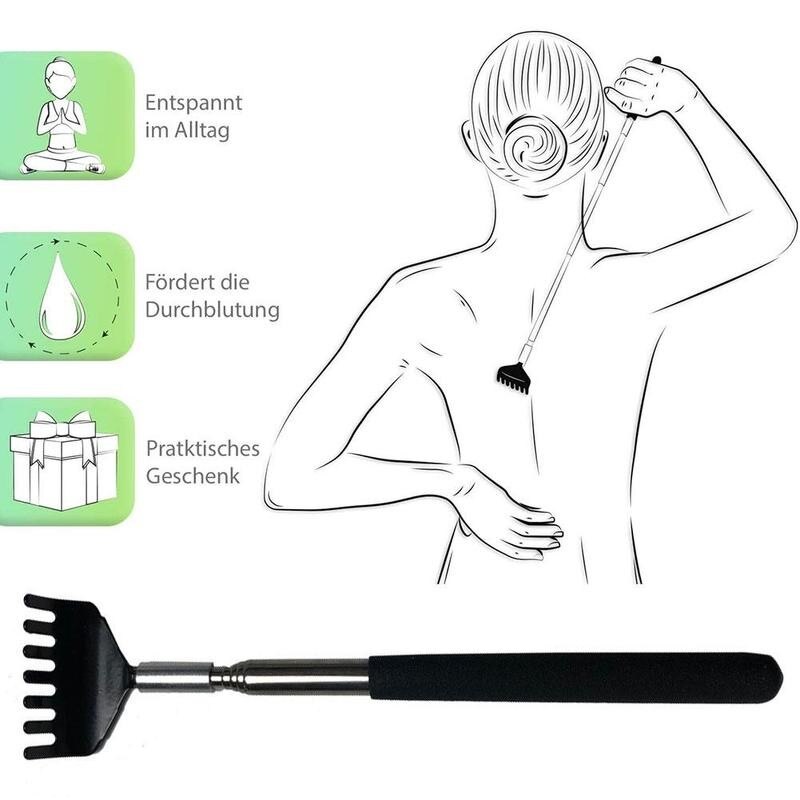 Gratte-dos télescopique, Kit de massage, gratte-dos extensible, démangeaisons télescopiques, produits de santé