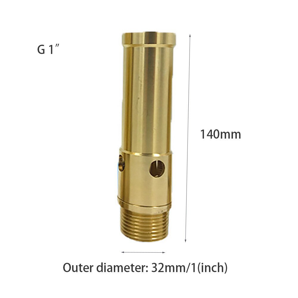 3/4 "3/4" 1 "1.5" 2 "Messing Vijver Fontein Nozzle Jet Straight Gutsende Spray Hoofd Verstelbare tuin Outdoor Sprinkler Bubbling: 1 inch