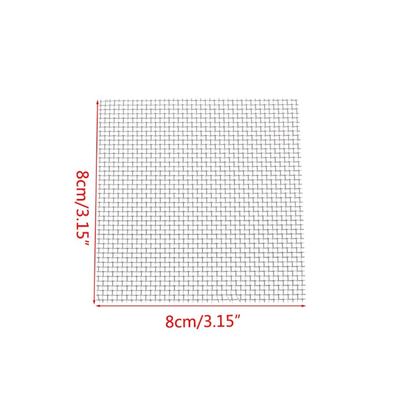 Aquarium Fish Tank Stainless Steel Wire Mesh Pad Plants Moss Net Decor 8x8cm