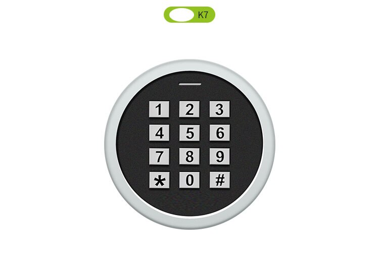 indoor/outdoors standalone metal RFID fingerprint keypad as gate opener: K7