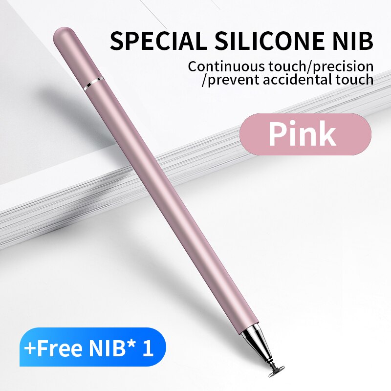 Pinzheng Universele Touch Pen Voor Stylus Android Ios Xiaomi Samsung Tablet Pen Touch Screen Tekening Pen Voor Stylus Ipad Iphone: Pink