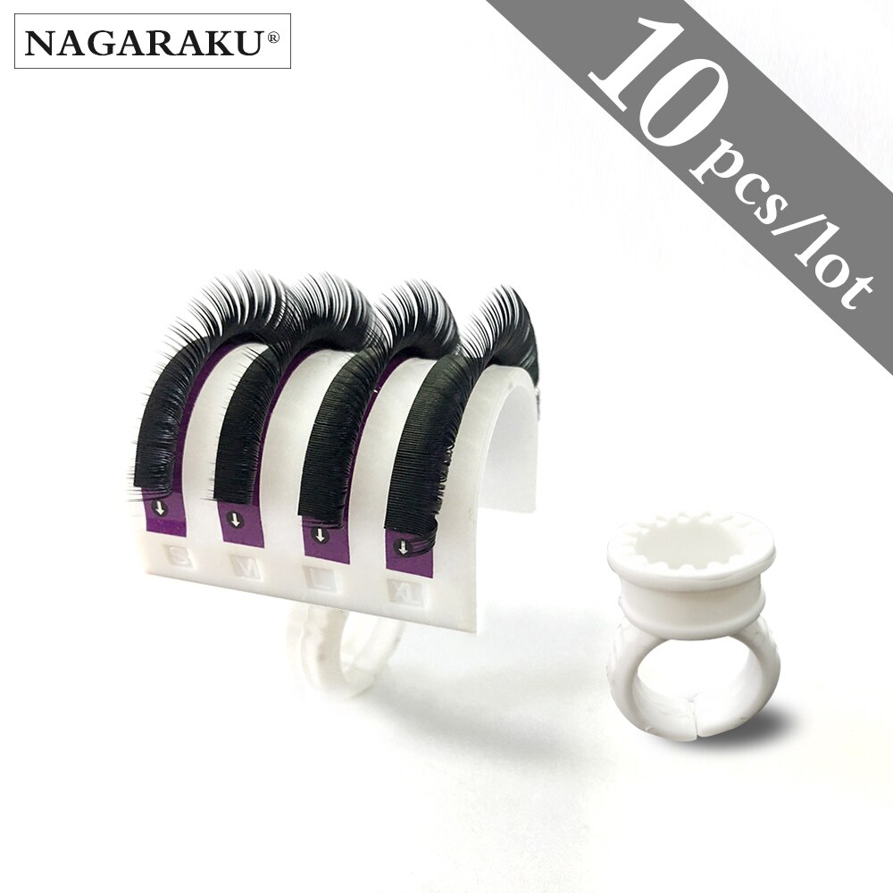 Nagaraku 10 Stks/set U Vorm Ring Voor Wimper Extension U-Band Lash Houder