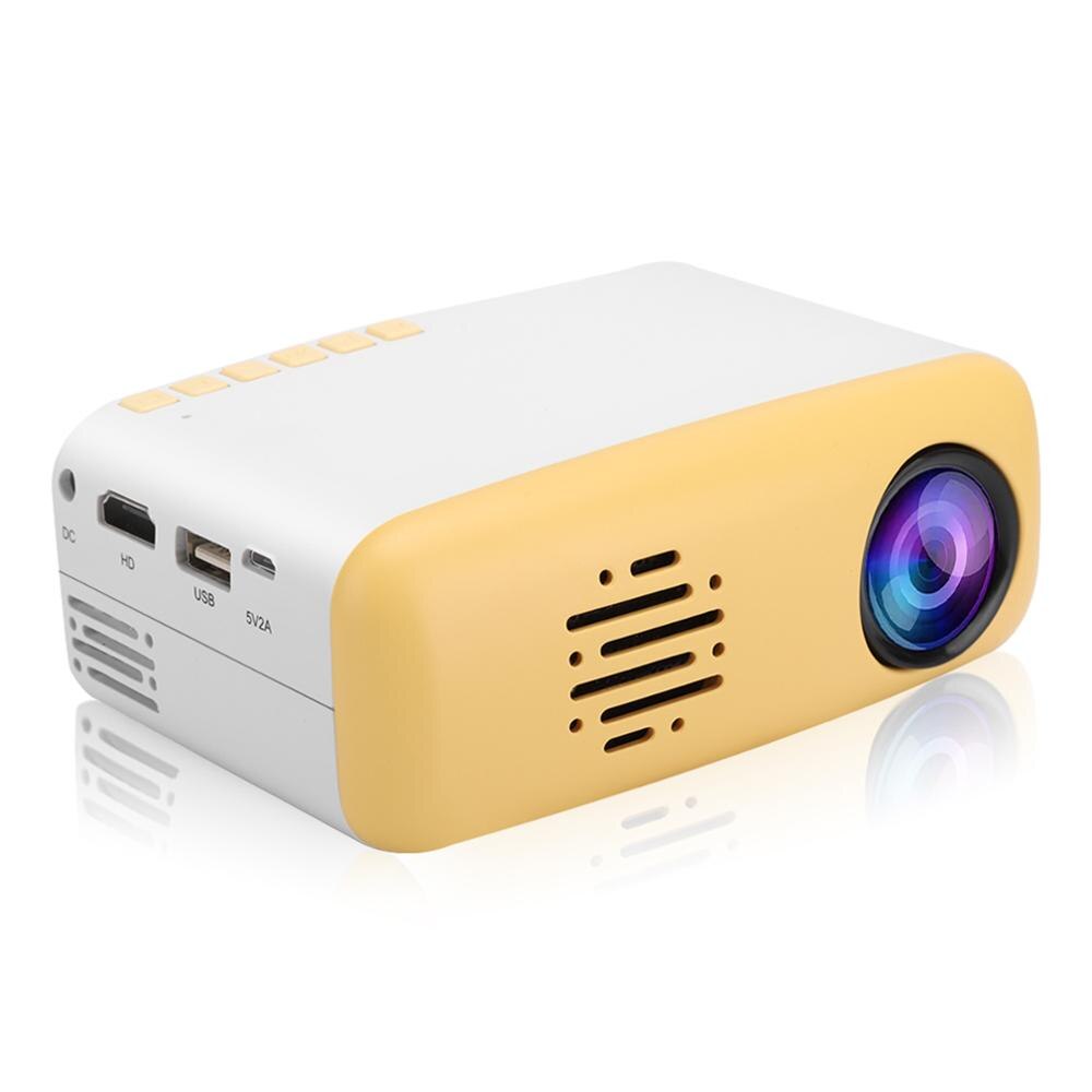 Mini Cute LED HD 1080P Projector Support Smartphone PC Laptop TV Box USB Flash Drive 100-240V Mini Projector
