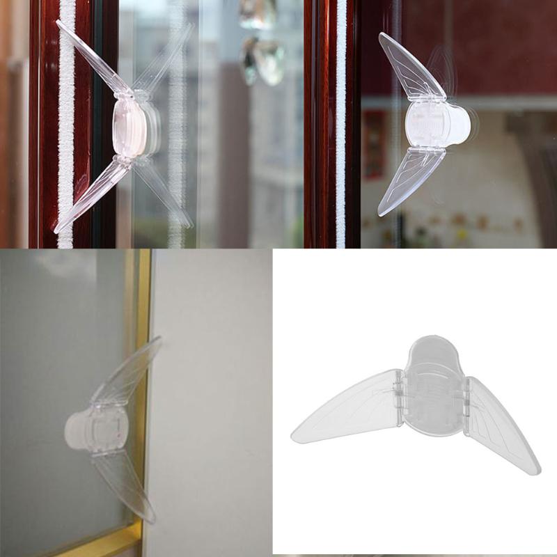 Baby Veiligheid Lock Transparante Vlinder Schuifdeuren Windows Kabinet Sloten Kindveilige Deurstopper Kids Kinderen Veiligheidsslot