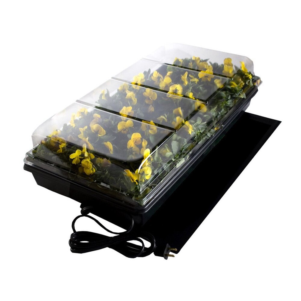 Tapis chauffant imperméable pour plantes 50x50, tapis chauffant pour semis, fourniture de jardin, graines, Germination, Propagation, Clone, démarreur