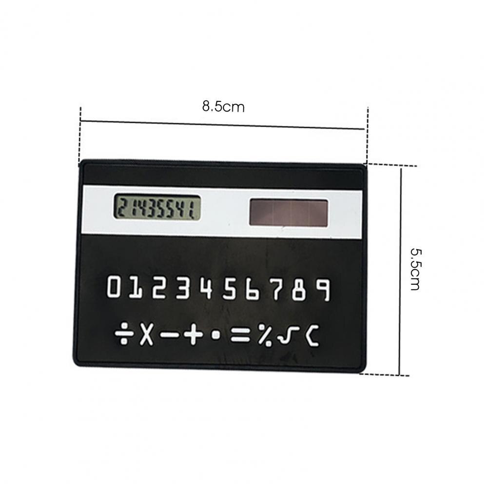 Student Calculator High Accuracy Solar Powered 8-Digit Display Mini Calculator School Supplies