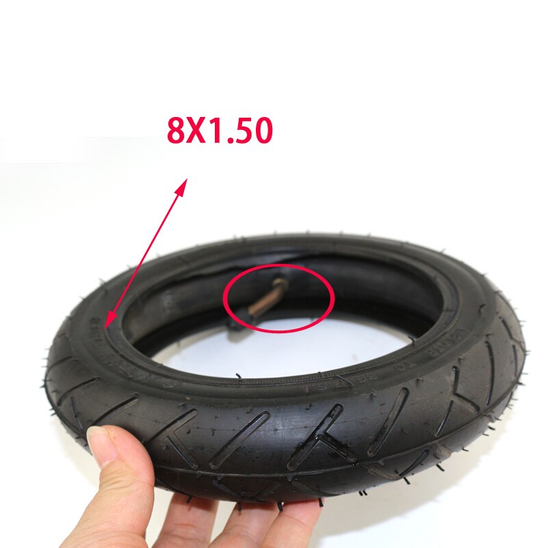 Alto rendimiento 8x1,50 8 pulgadas interior y exterior juego de neumáticos bicicletas niños sillas de ruedas eléctricas