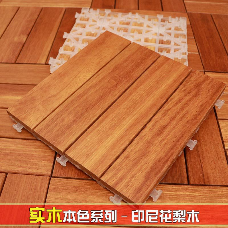 Balkon boden außen feste holz mosaik DIY Halbschuhe Schlecht garten Anti-Schleudern Anti-korrosion holz garten pflastern draussen bodenbelag: B