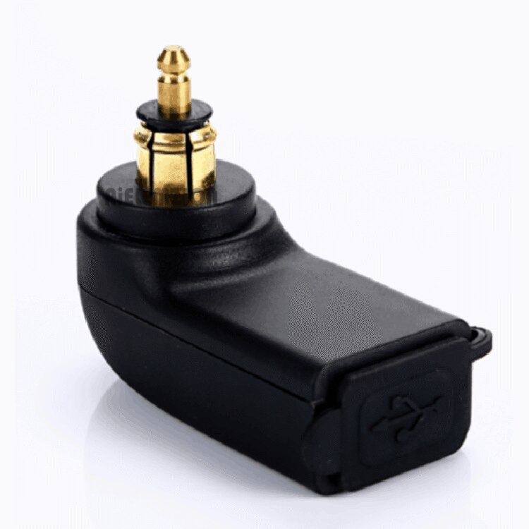 12-24V 4.8A Motorcycle Dual USB Charger Power for BMW Hella DIN Plug DIN Hella Powerlet Plug to Dual USB Charger Adapter