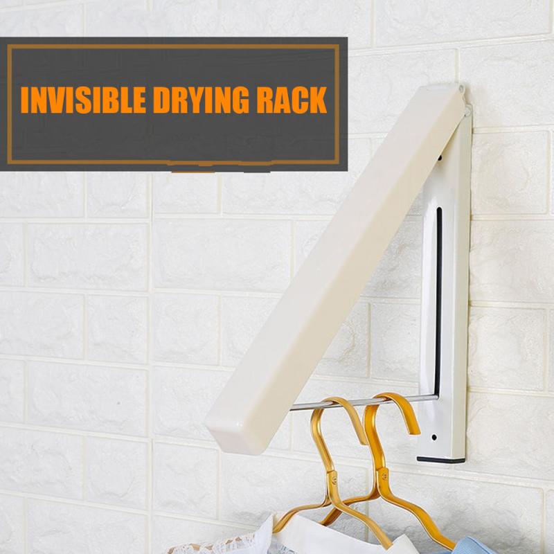 Telescopic Concealed Clothes Rack Drying Rack Folding Adjustable Drying Rack Clothes Outdoor Pole Airer Balcony