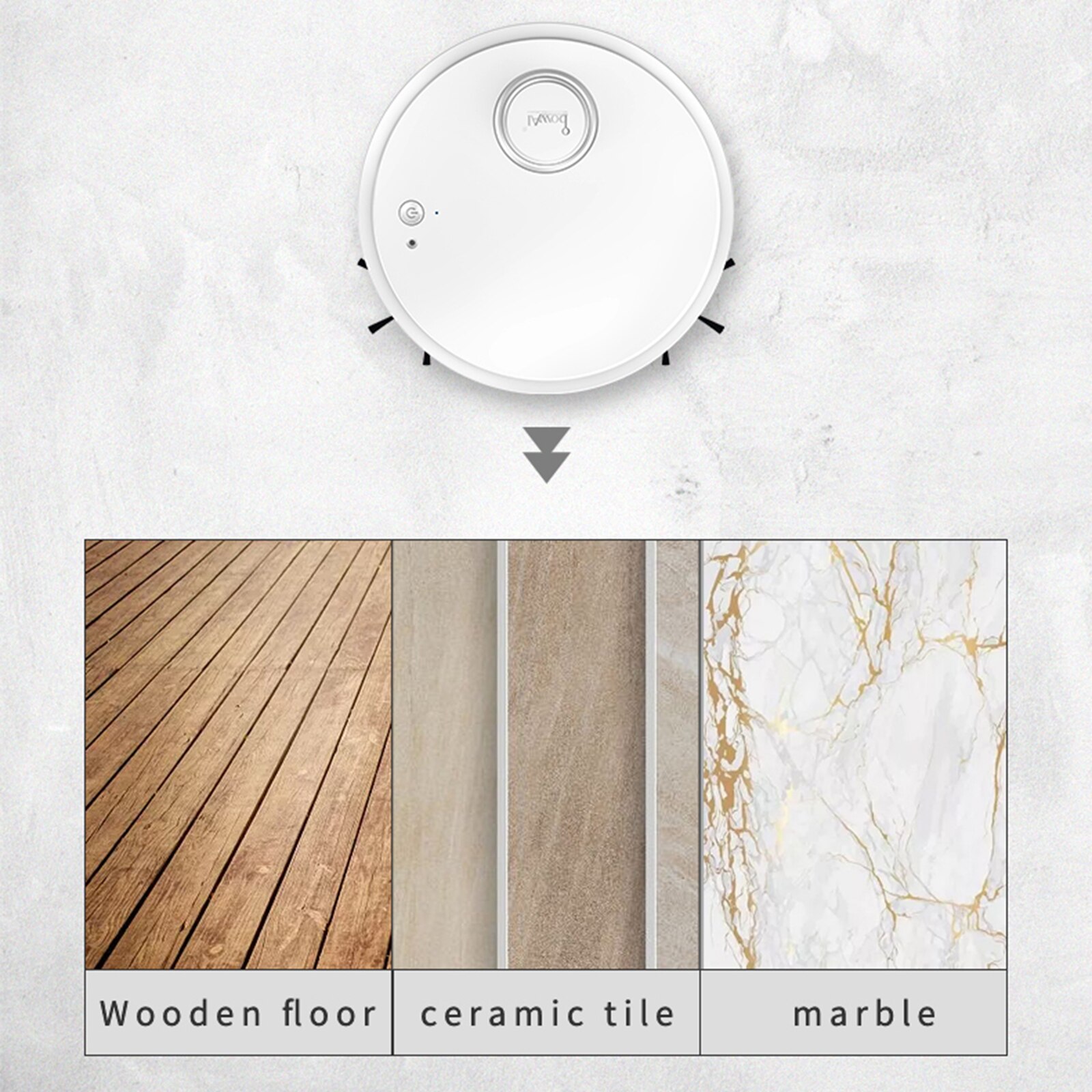 Robotic Vacuum Sweep Suction Wipe Floor Sweeper Carpet Cleaner Rechargeable Smart Home Sweeping Robot Capable of Wet and Dry