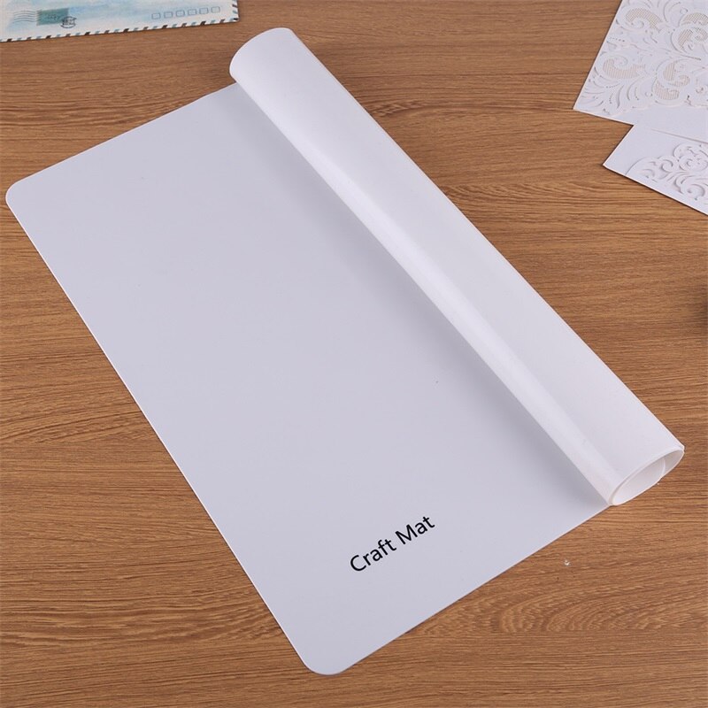 40x50cm Non-Stick Silicone Craft Mat Easy to Clean Heat Resistant Crafting Tool For Ink Blending Watercoloring Stamping Mat
