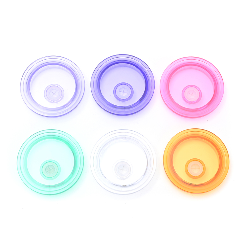 Tampas de copo de 16 onças em várias cores podem ser usadas para copos de 16 onças, garrafas de vidro, tampas de alta qualidade são fáceis de limpar