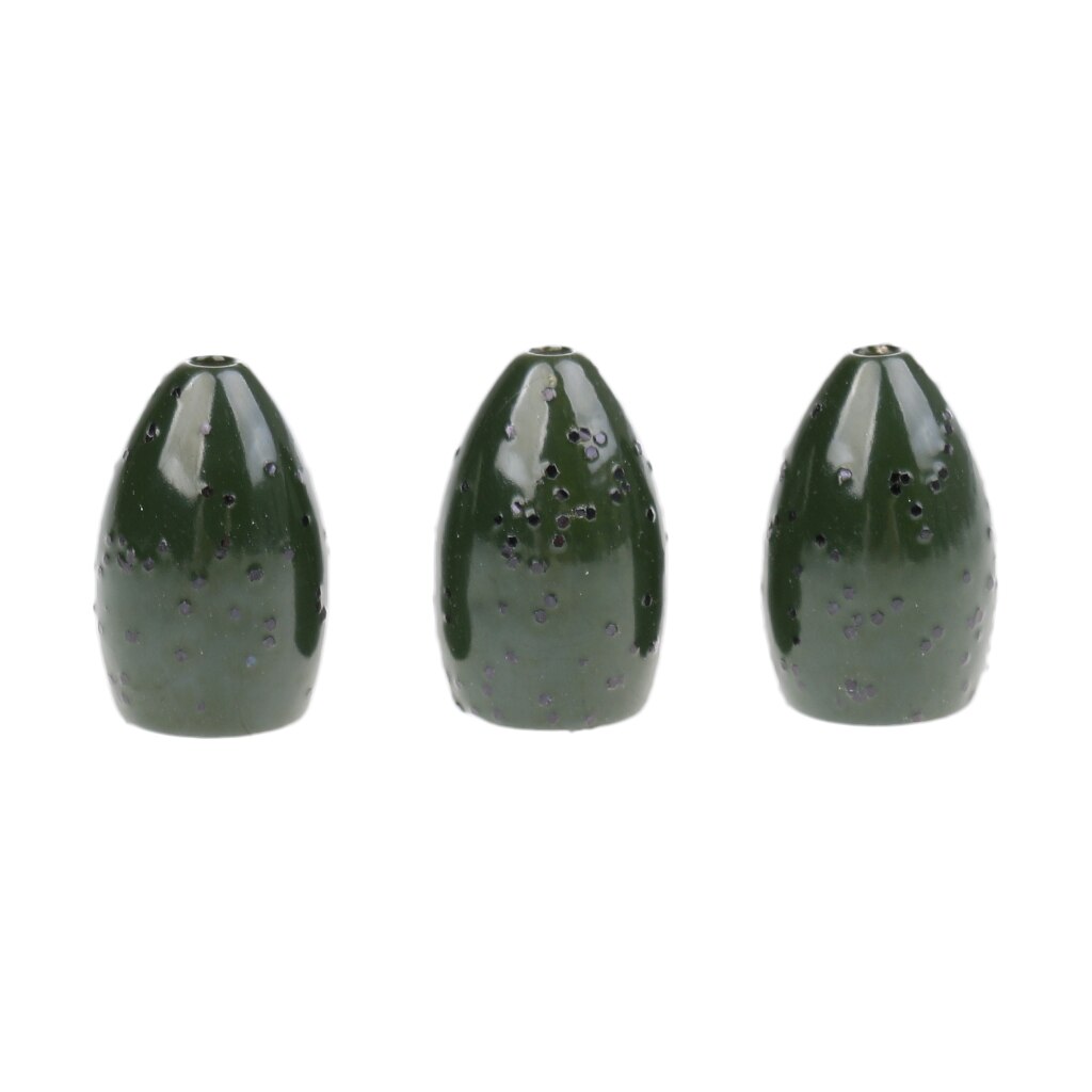 2-6Pcs/set Fishing Tungsten Weights Copper Alloy Weight Bullet Shape Sinkers Flipping/Worm Weights 5.3g-28g