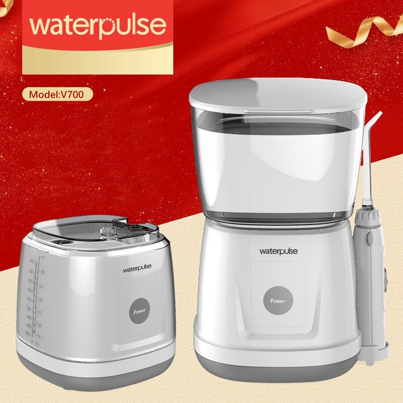 Waterpulse V700 Water Flosser 1000ml Capacity Oral Irrigator waterproof Traveler Portable Dental family Oral Flosser