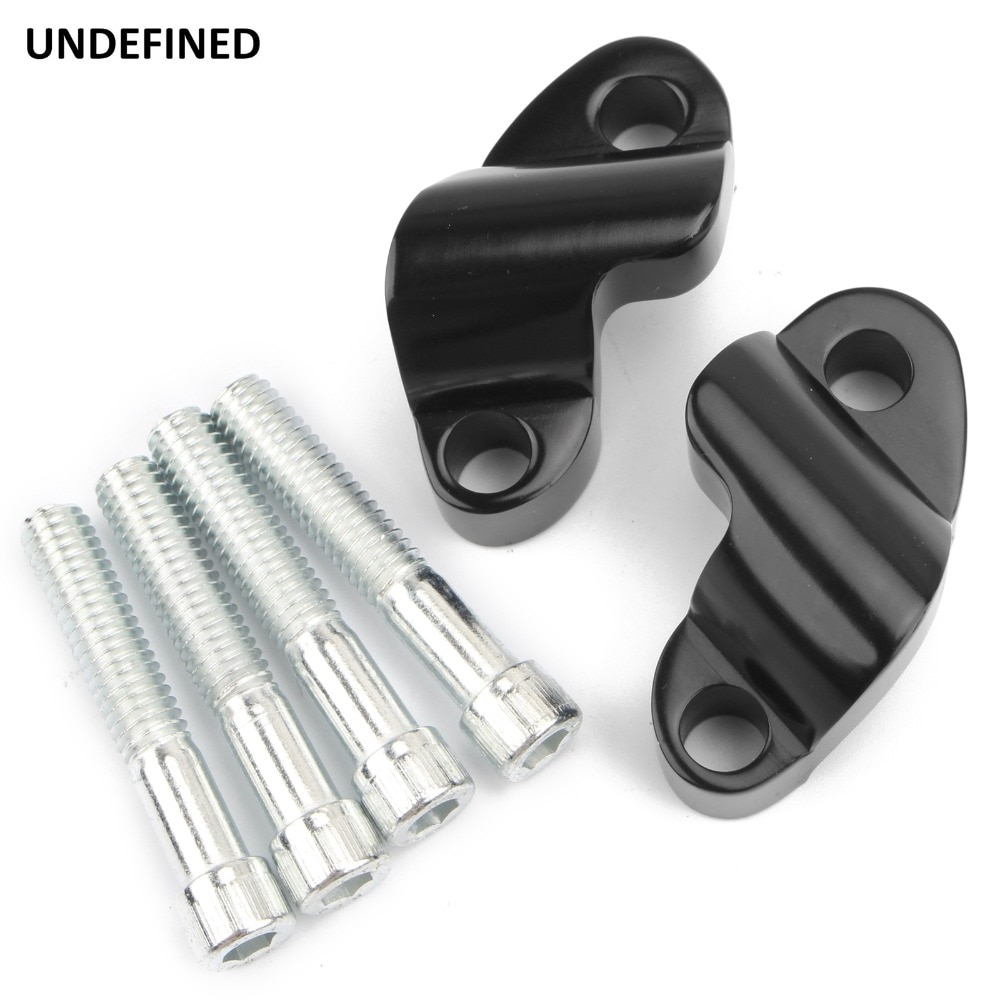 Motorcycle Handlebar Spacer Riser Kit Aluminum 1&quot;Bar Heighten Block Extension Kit For Harley Sportster XL1200XS 48 -2022