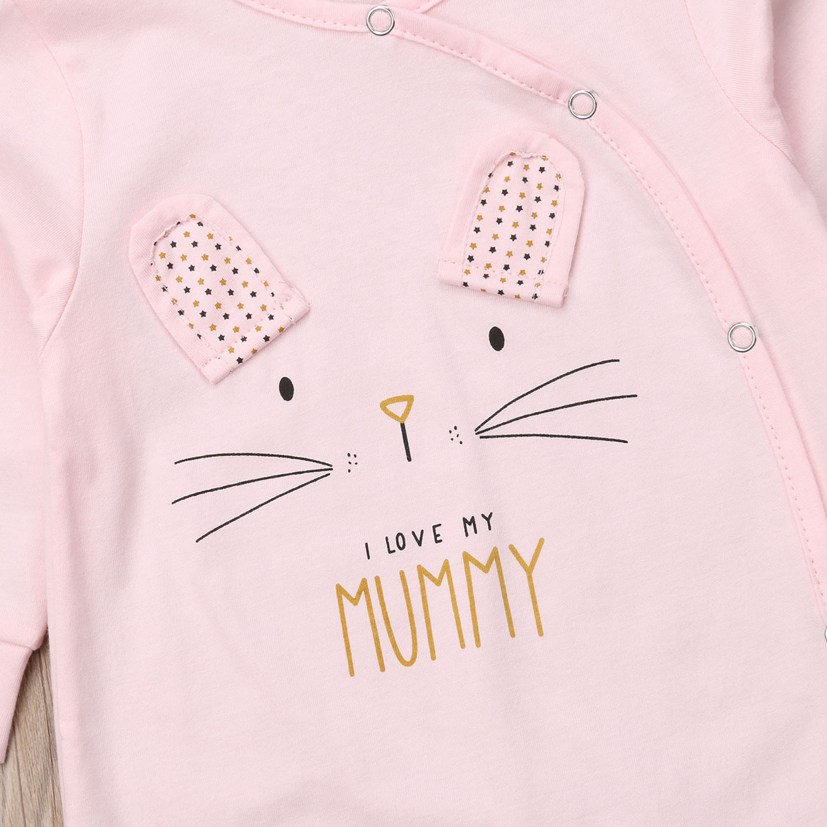 Brand Baby Meisje Jongens Papa Mama Babygrow Boxpakjes Pyjama Romper Bodysuit Leuke Warme Baby Kleding