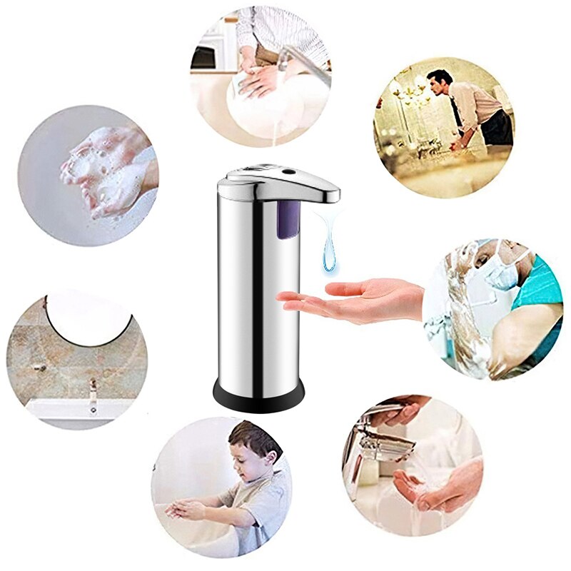 Automatic Soap Dispenser Touchless Smart Sensor Liquid Soap Dispenser Pump Hand Free Detergent Dispensador for Bathroom Kitchen