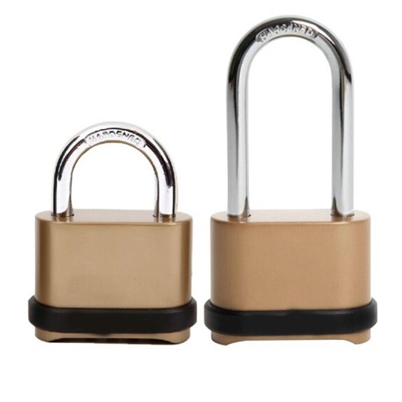Four-Digit Number Combination Padlock Waterproof Lock for Garage Closet Door PUO88