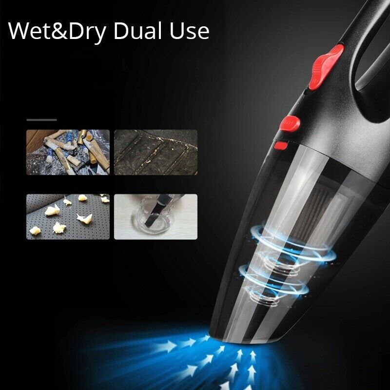 Car Vacuum Cleaner Wet Dry Handheld 12V 120W Cigarette Lighter Car Cleaning Accessories For RV Camper Van Motorhome SUV Trailer
