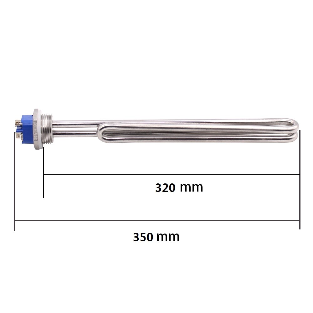 AIICIOO 1 INCH NPT Thread Foldback Screw In Heater Tubular Element for Homebrew 240v 5000w