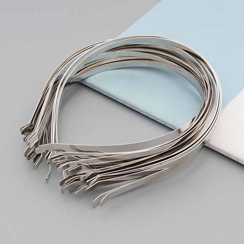10 stks/partij Mode Metalen Blank Haarband Hairwear 3 4 5 6 7mm Breedte Handgemaakte Vrouwen Decoratie Haarbanden DIY Haar sieraden Bevindingen