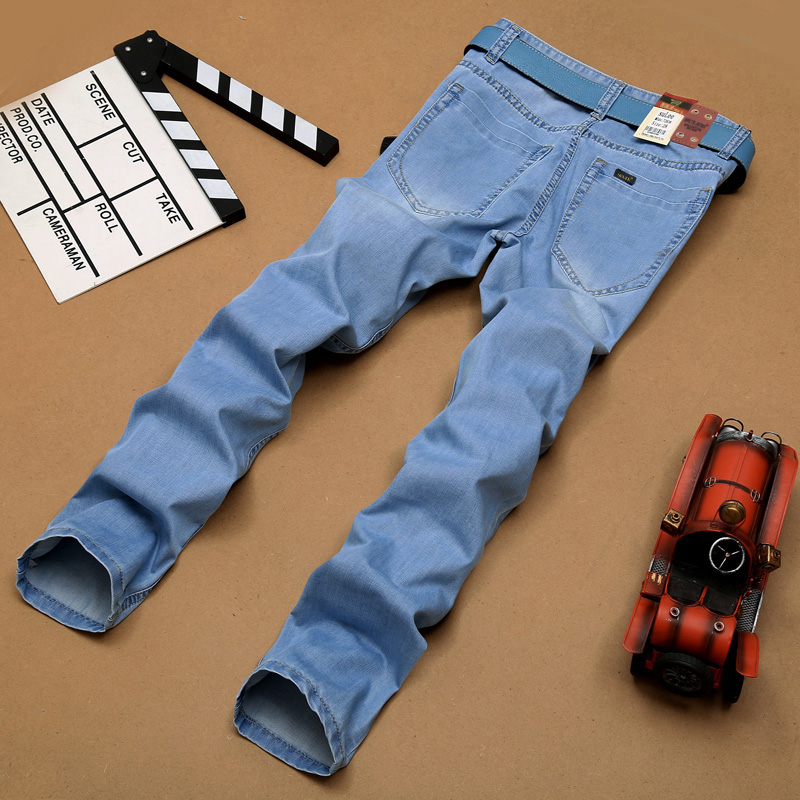 Men's Jeans Utr Light Thin Brand Jeans Large Sales Of Spring Summer Jeans Slim Jeans Men's Trousers