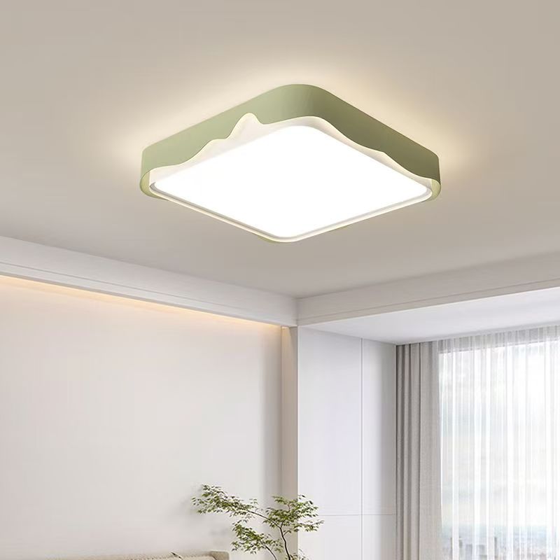 Plafondlamp modern eenvoudig hoofdslaapkamer lamp franse crème stijl groene populaire sfeer zhongshan lampen  k48