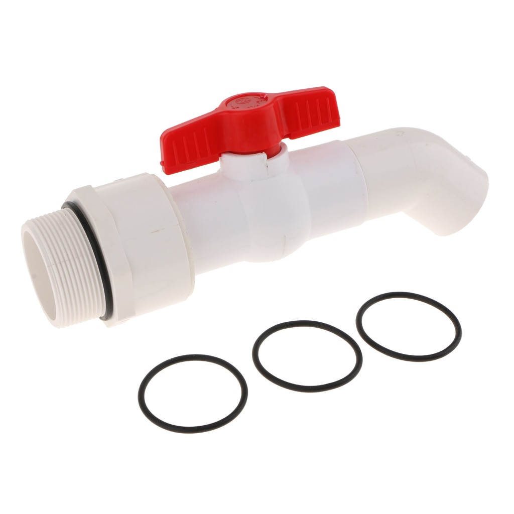 40mm Outlet Plastic Drum Barrel Spigot Faucet Taps 45 Degree DN50 (2inch) Connection
