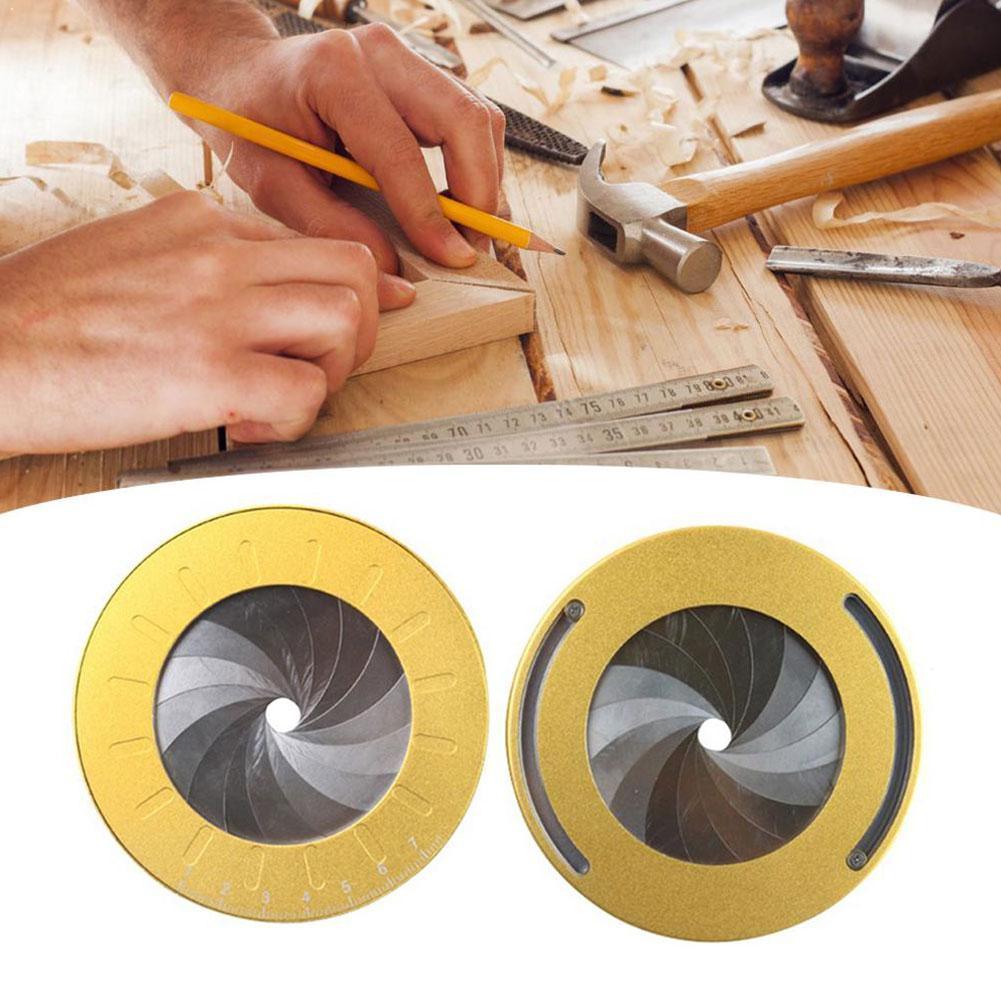 Round Circle Tool Adjustable Measurement Stainless Drawing Measure With Party Steel Marks Baking Ruler Size I9T0