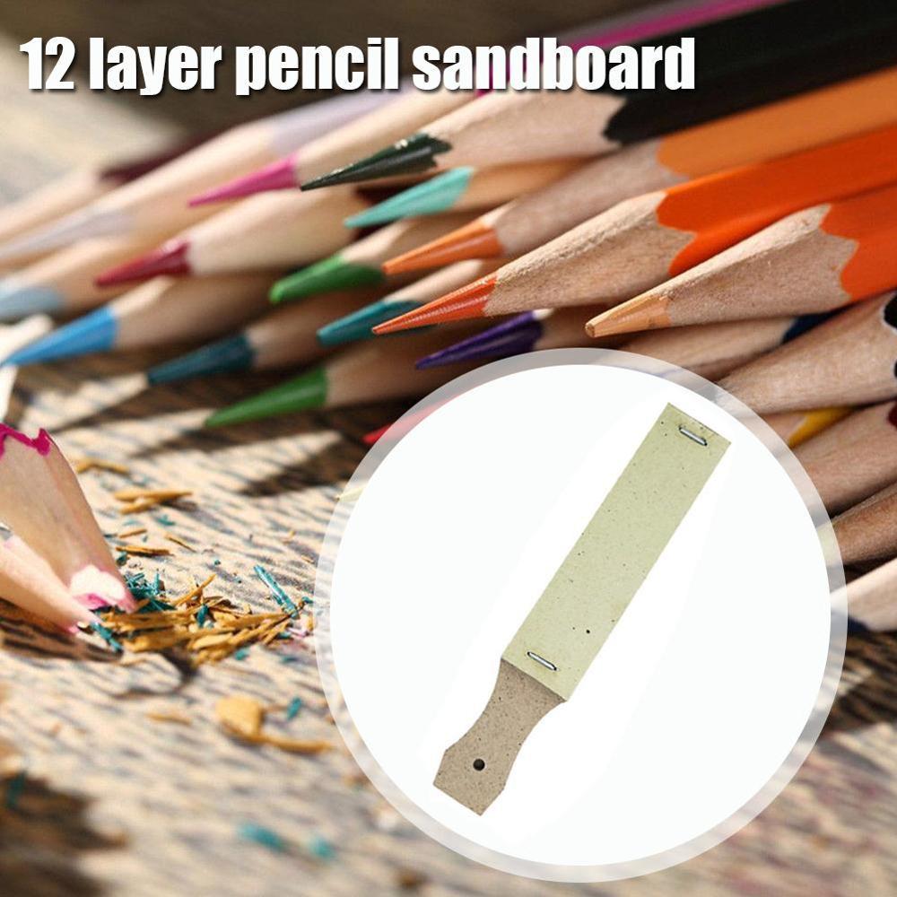 Art Painting Sandpaper Block For Pencil Sharpening Sketch Pencil Pointer Drawing Tool School Sets Gloves Smudge Stump Stick Pen