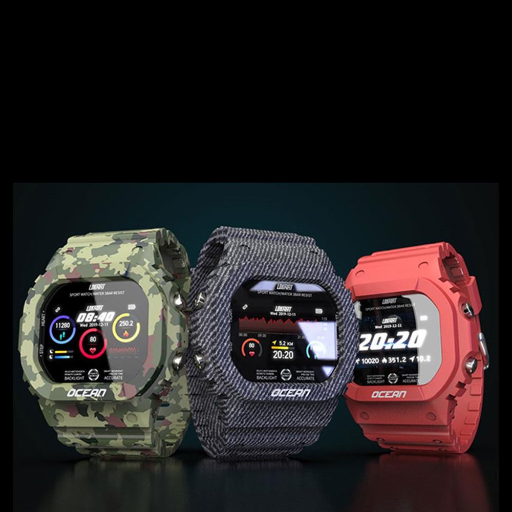 Ozean Clever Uhr Pulsoximeter Blut Sauerstoff Herz Bewertung Monitor Männer Fitness Clever Sport Uhr Anruf Bluetooth Clever Uhr Frauen