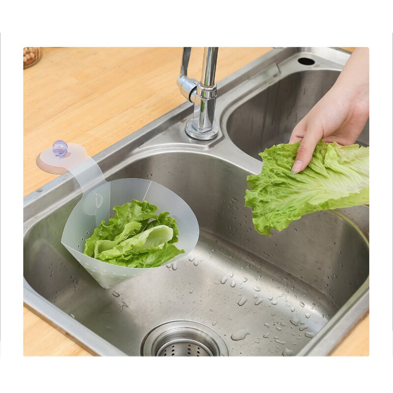 1 stk plastik net badeværelse vask si vask filter køkken mad grøntsag vask prop sigte afløb hårfang dørslag