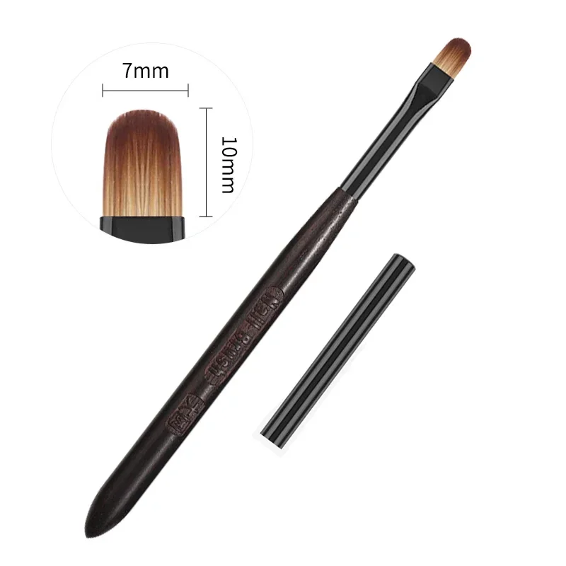 Nail Glue Phototherapy Pen UV Gel Brush Pen Acrylic Nail Art Painting Drawing Liner Brush Manicure Brushes Tool: DARK GRAY