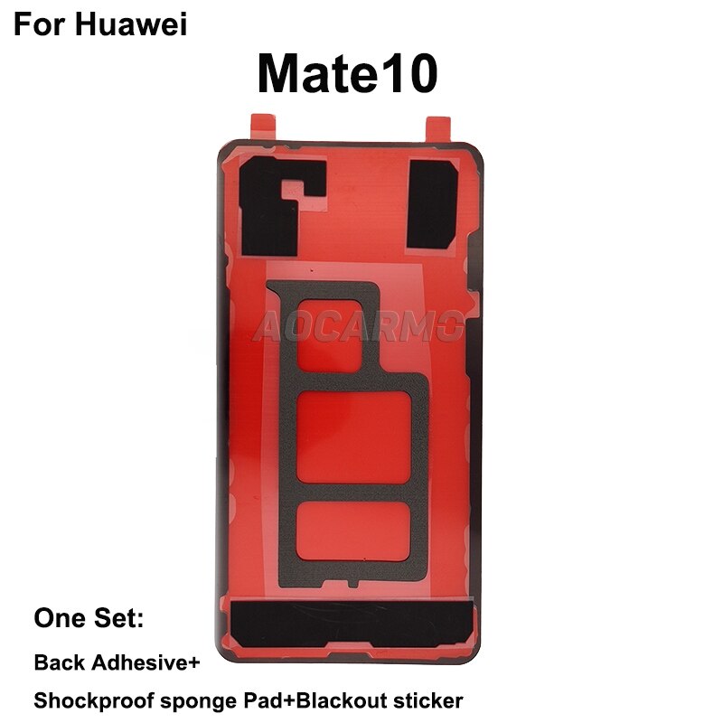 Aocarmo For Huawei Mate 10 / Mate 10 Pro Back Cover Adhesive Back Housing Battery Cover Glue Tape